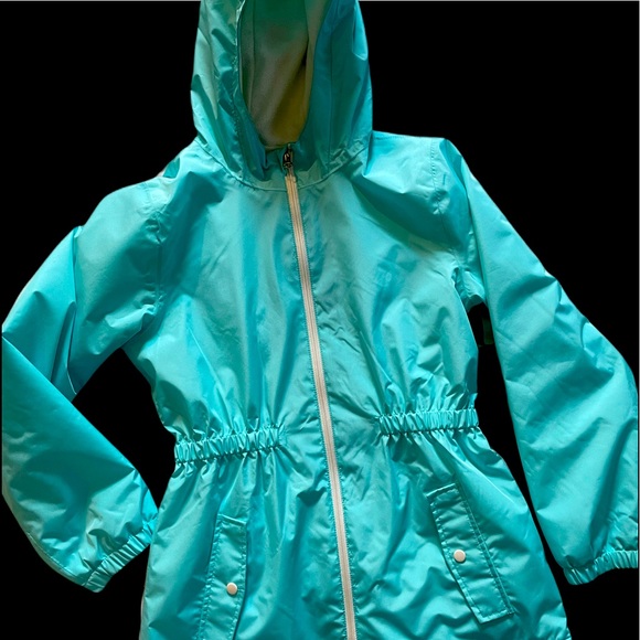 Wonder kids teal size medium raincoat - Picture 2 of 5